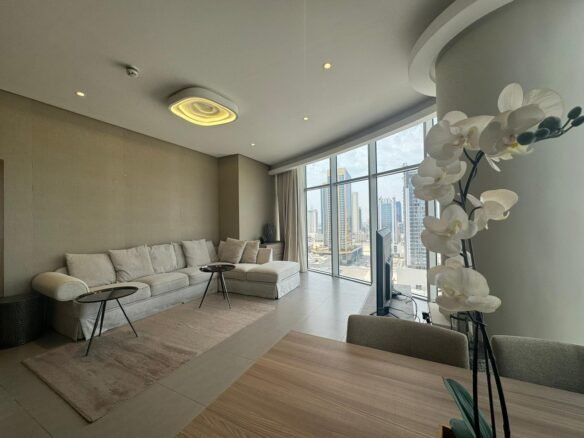 Luxury Sea-View 1-Bedroom Apartment In The City center of Seef.