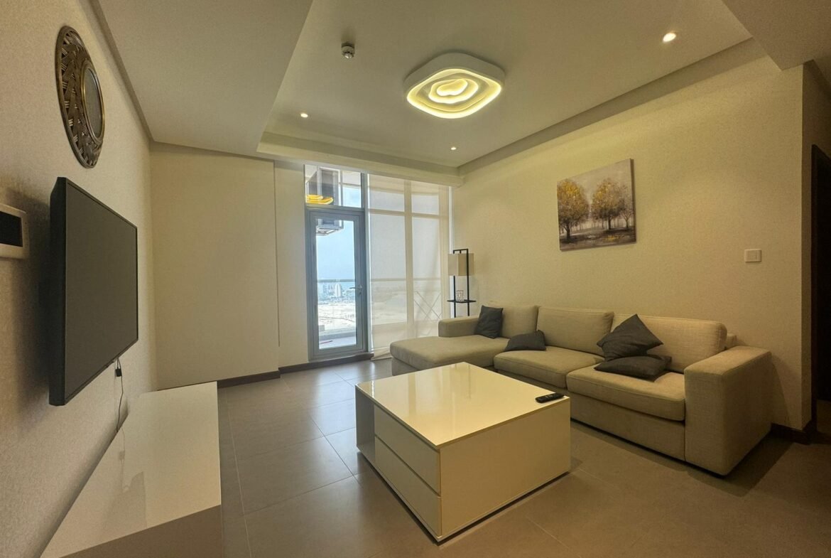Sea-View Luxury 1-Bedroom Apartment In The Heart of Seef.