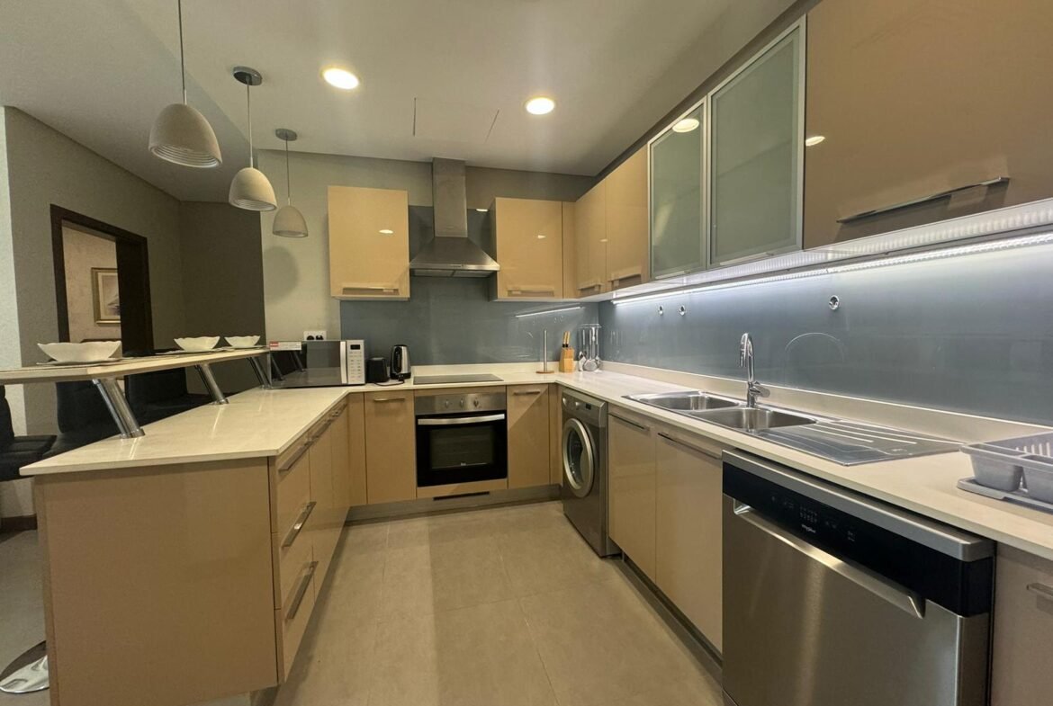 Sea-View Luxury 1-Bedroom Apartment In The Heart of Seef.