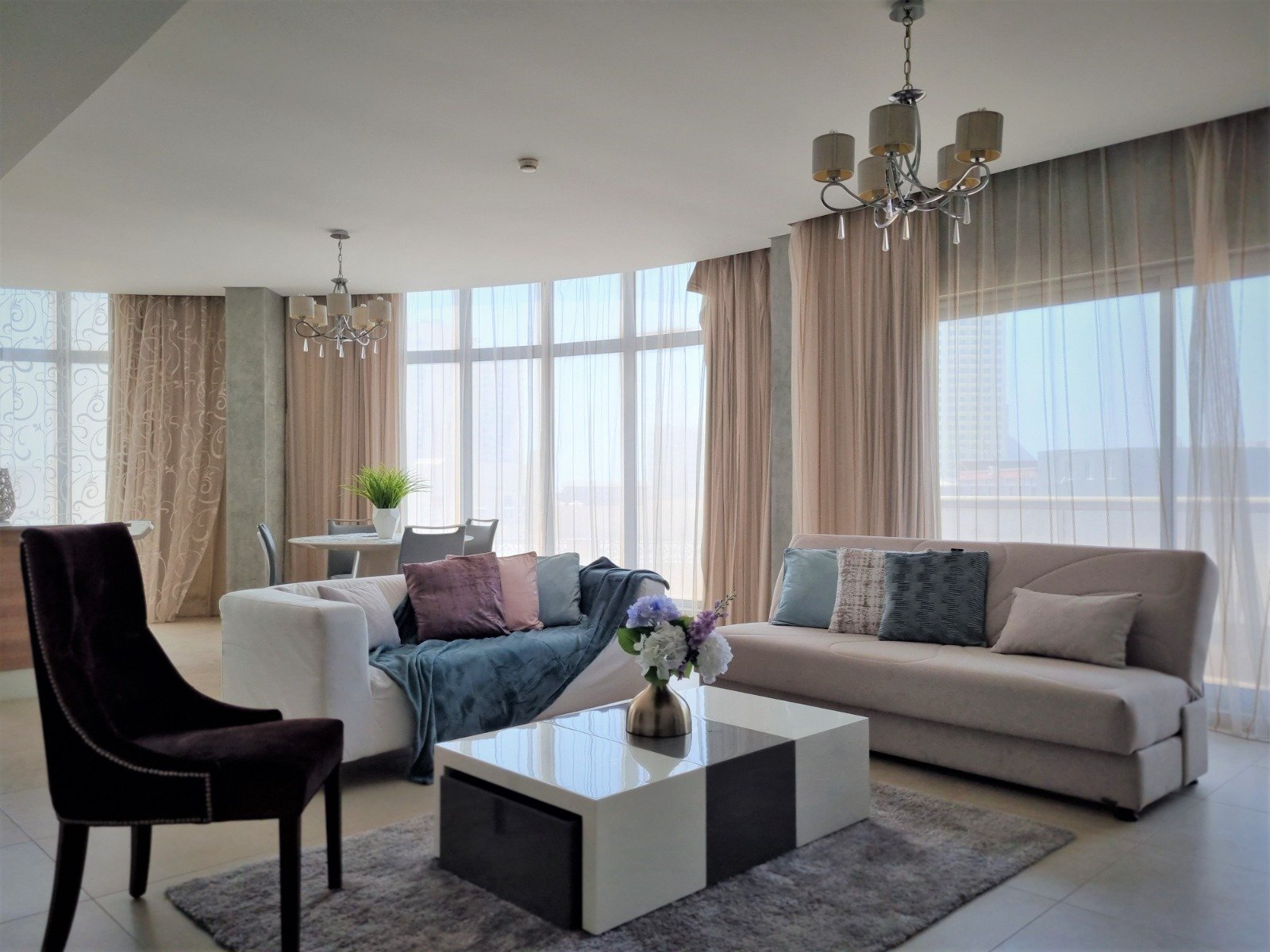 Exclusive Sea-View 1-Bedroom Apartment In Heart of Amwaj.