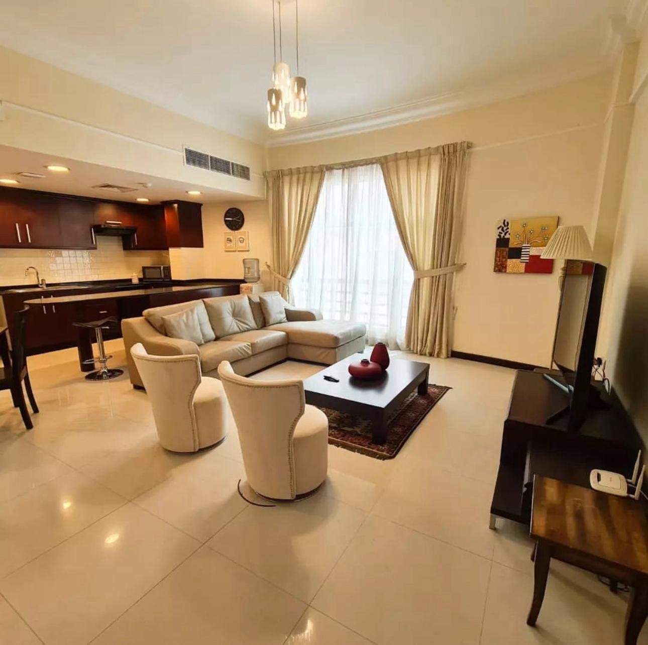 Sea-View Luxury 2-Bedroom Apartment In The Downtown Seef.