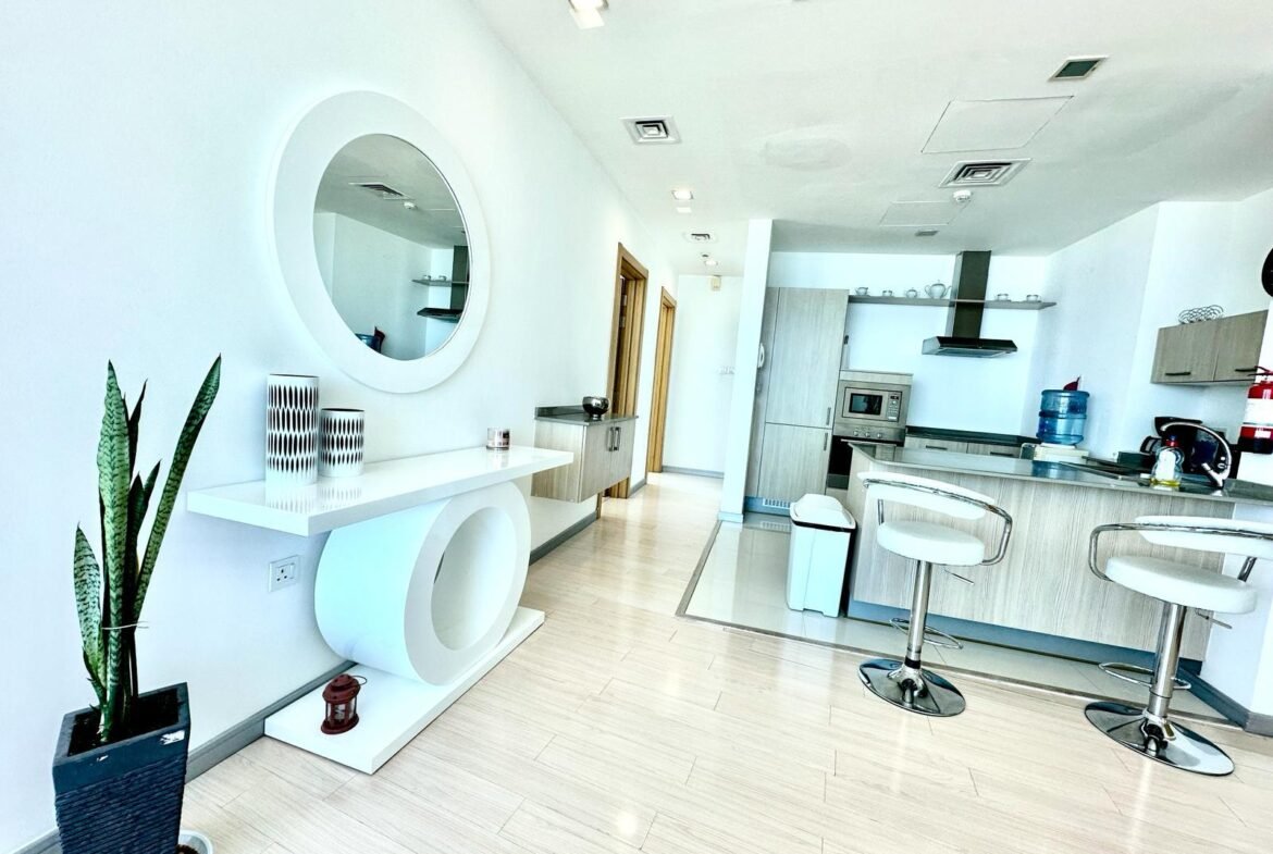Sea-View Luxury 2-Bedroom Apartment In The Downtown Seef.