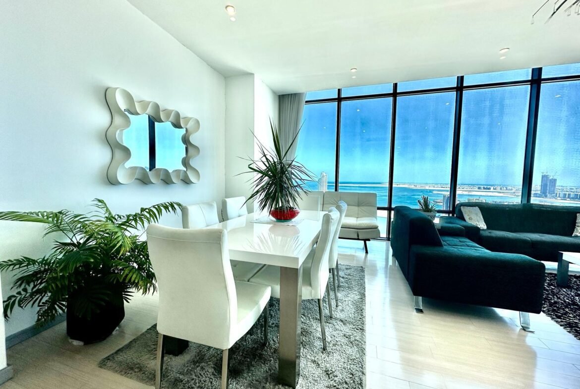 Sea-View Luxury 2-Bedroom Apartment In The Downtown Seef.