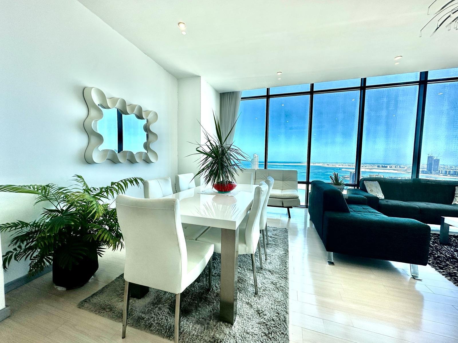 Sea-View Luxury 2-Bedroom Apartment In The Downtown Seef.