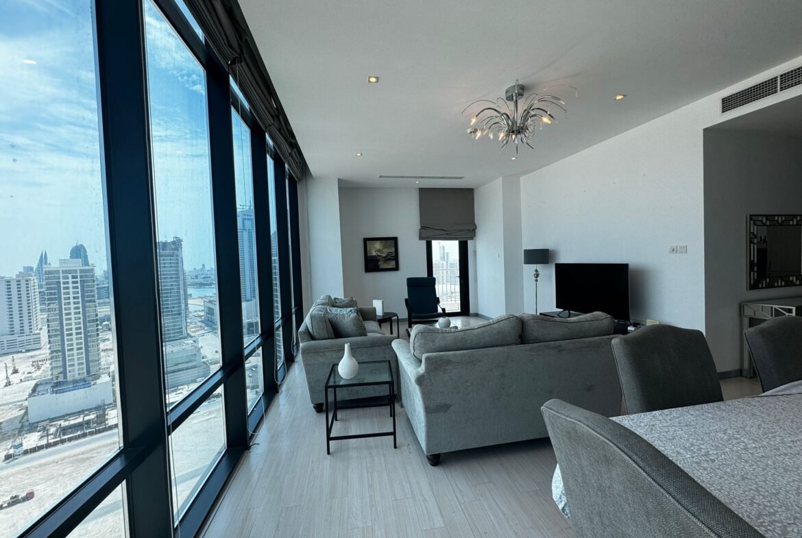 Exclusive Sea-View 2-Bedroom Apartment In The Center of Seef.