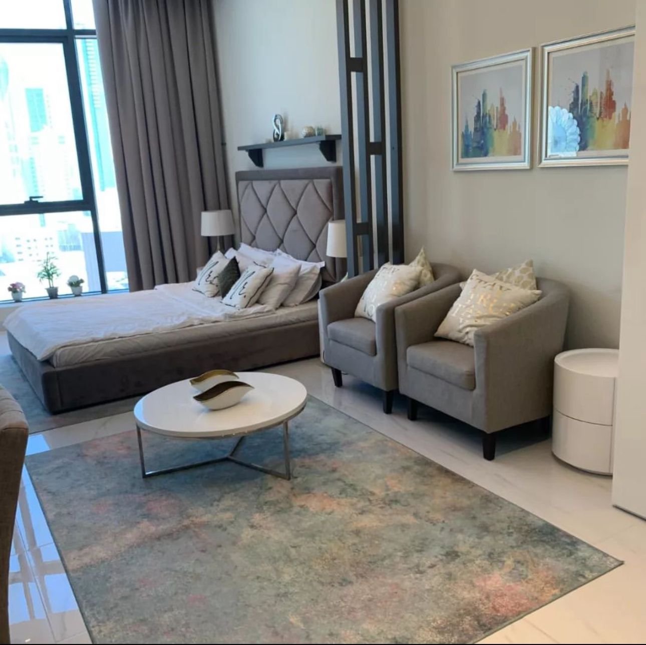 Luxury 1-Bedroom Studio for Rent in The Center Of Seef