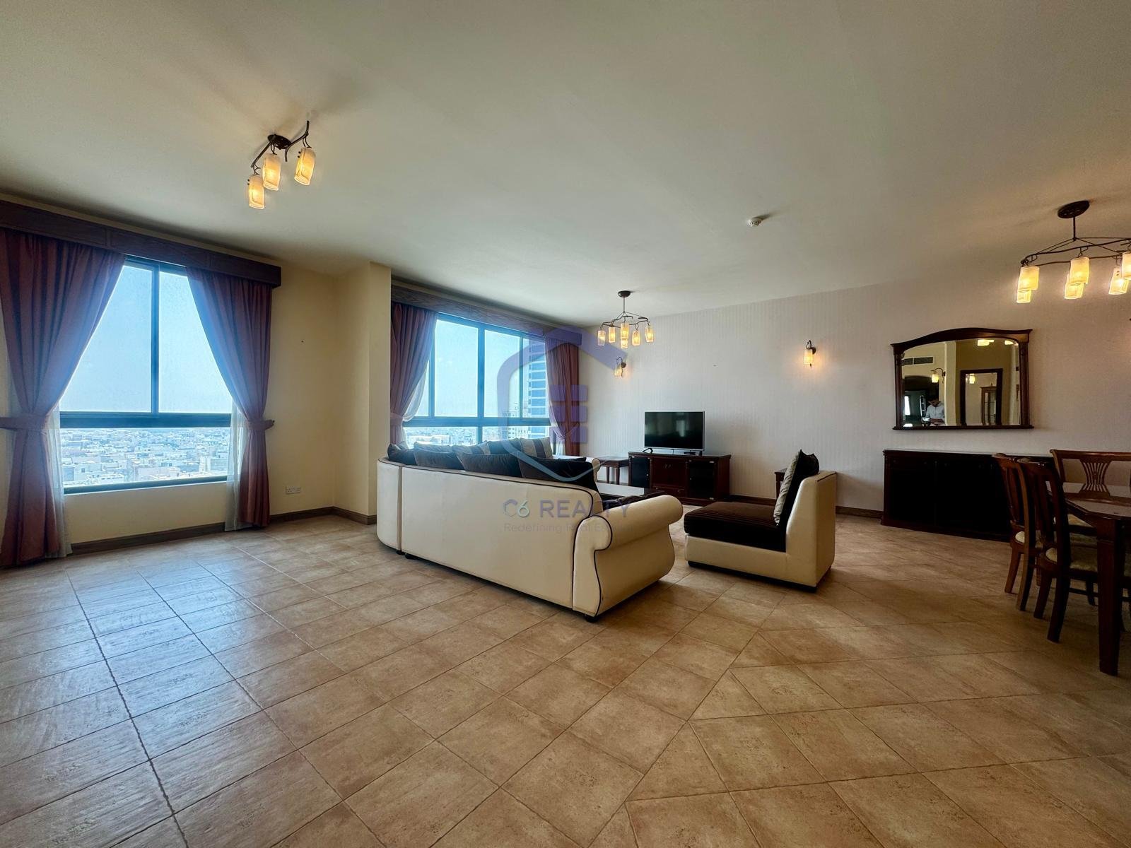 Modern CityView 3-Bedroom Apartment In The Heart of Saar