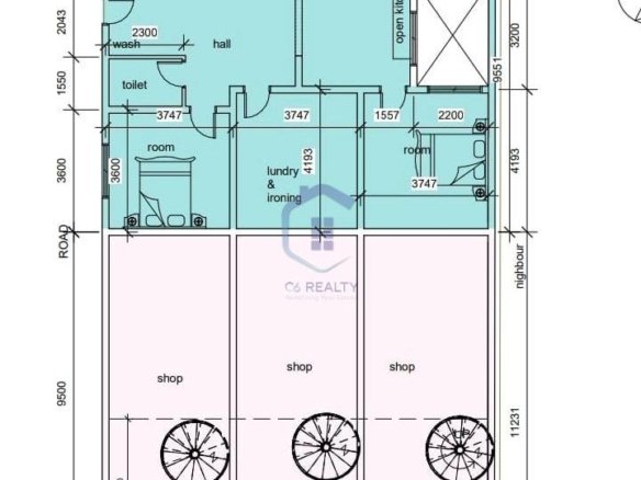 Ready to move in commercial shop in center of Manama